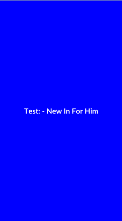 Men's New Arrivals